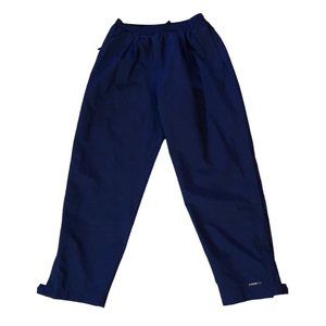 Nike Storm Fit Men's Navy Blue Golf Rain Windbreaker Pants Ankle Zips Sz L Large